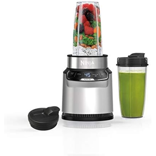 Ninja BN401 Nutri Pro Compact Personal Blender, Auto-iQ Technology,